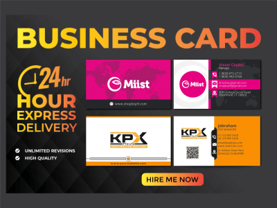 Modern luxury and professional business card design