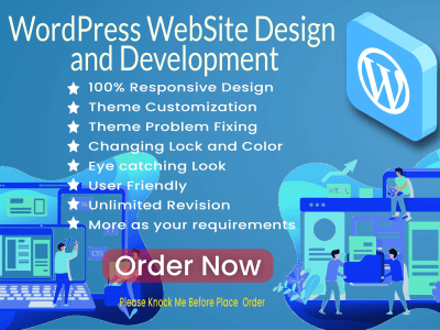 Ecommerce or  personal WordPress website  by elementor or divi page builder