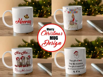 An amazing typography mug design within 24 hours