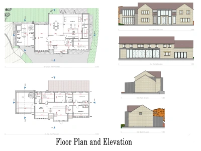Cad drafting, Floor Plan, Layout Plan, Elevation, Cad Drawing, Blurprint