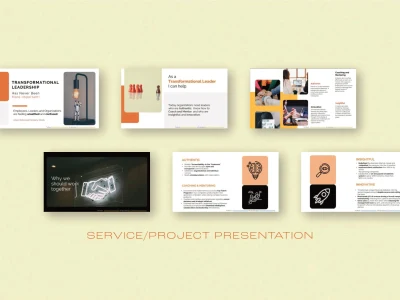 A beautiful and well structured presentation design.