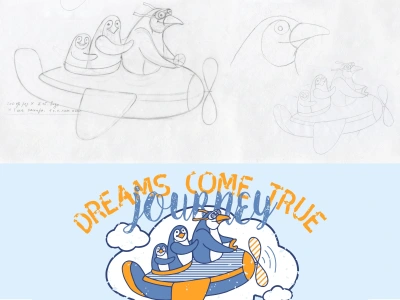 Unique character illustration for children