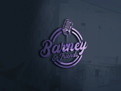 Modern music, radio, hip hop, dj, tv, and entertainment logo