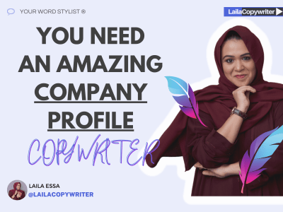 A brilliant company profile written for your startup & SME