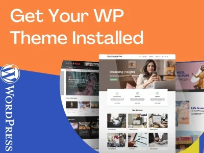 WordPress installation with Theme setup