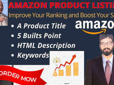 Amazon product listing and listing optimization