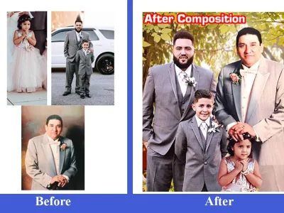 Photo Manipulation, Composition, Object Removing from Photo service