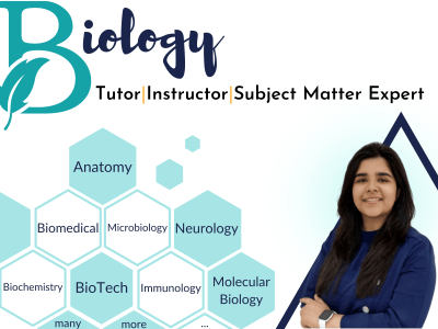 An excellent tutor for Biology and related subjects
