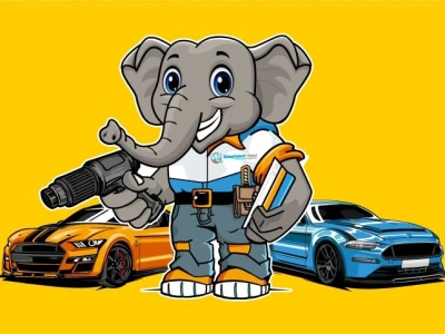 Modern mascot, character, sports and cartoon logo design