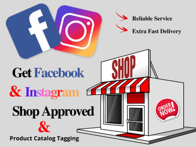 Facebook Instagram shop setup and approved