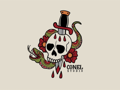 An amazing Tattoo traditional design for your clothing / apparel.