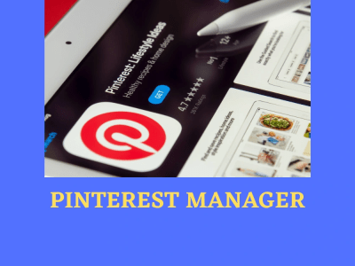 Pinterest Marketing Manager to manage your Pinterest account, No bot