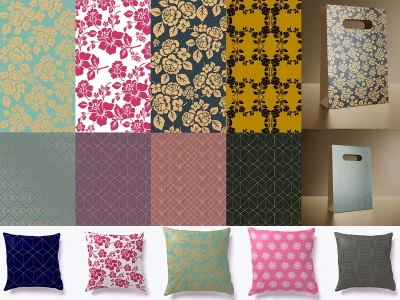SEAMLESS PATTERN AND TEXTILE PATTERN FOR BUSINESS