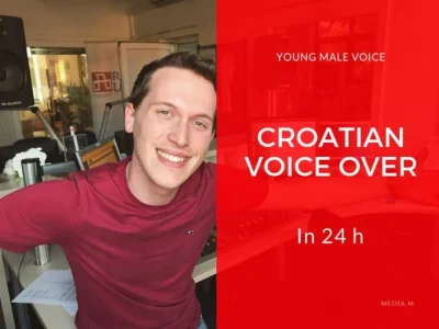 A Croatian male voiceover