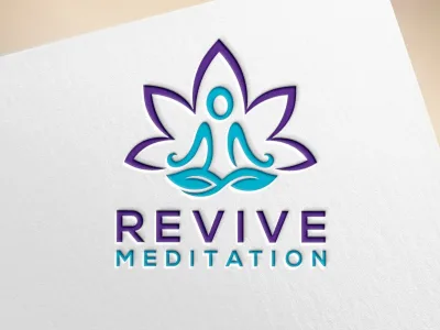 Logo for Yoga, Spa, Wellness, Health, Meditation, beauty, skin care, salon