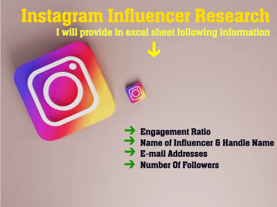 A list of targeted niche-based Instagram Accounts details