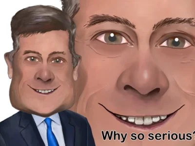 A hilarious colorful caricature