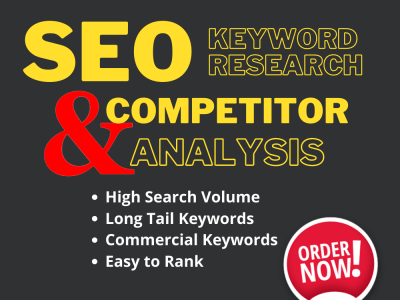 SEO keyword research and competitor analysis