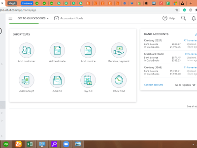 Monthly Bookkeeping/Financial Reports/Bank Reconciliation/QuickBooks Online
