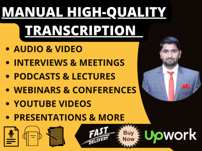 Expert Podcast and Video Transcription Within 24 Hours