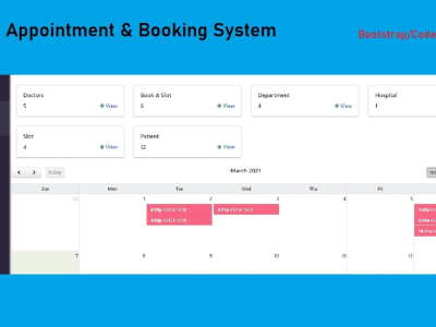 Medical Appointment Booking System in CodeIgniter | Upwork