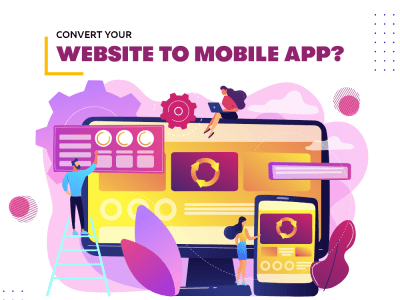 Flutter/react native mobile app of your website