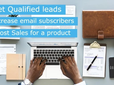 A headline, body copy and call to action for your landing page