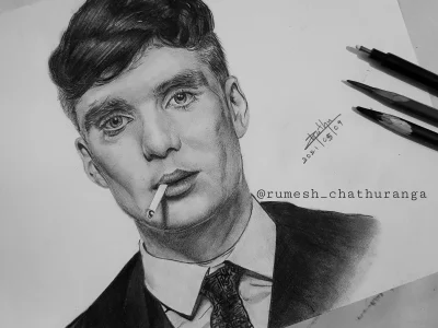 Realistic Pencil Portrait and Time lapse video
