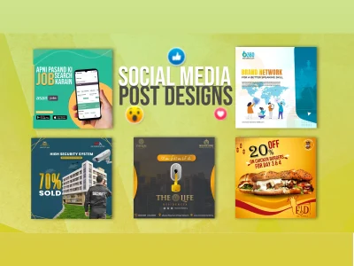 Social Media Post Design Pack | Branded, Eye-Catching, Scroll-Stopping