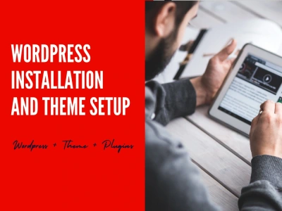 WordPress installation and theme setup