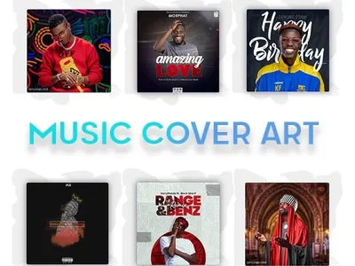 A music/album cover art