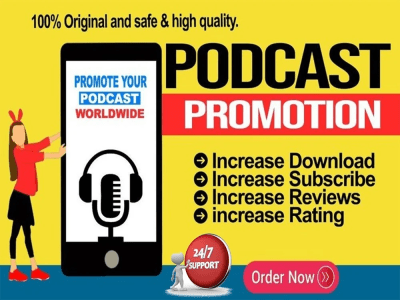 Organic Podcast Promotion And Advertising For 15K+ Audience