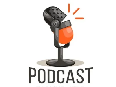 Podcast cover art and logo