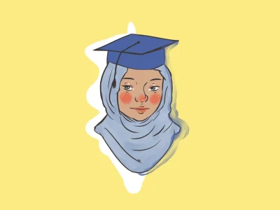A cute colorful portrait illustration of your photo