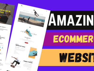 A modern design e-commerce website with WordPress Woocommerce
