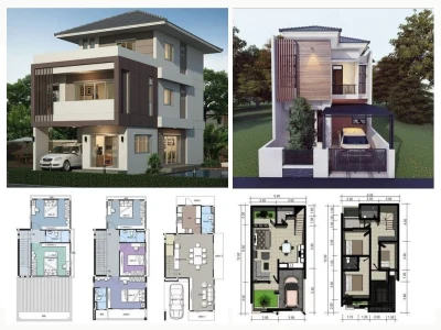 2D floor plan & 3D rendering for real estate marketing