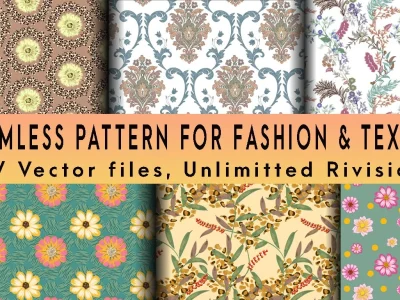 Custom seamless placement prints and pattern