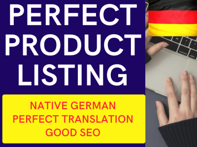 A great translation for your amazon product listing from a native German