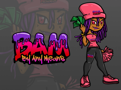 Personalize Character Logo for Branding or Prints