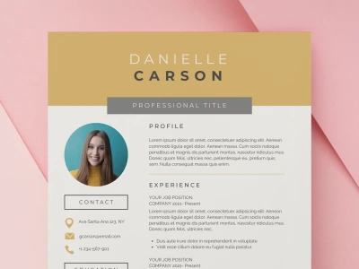 A Resume Design + Cover Letter