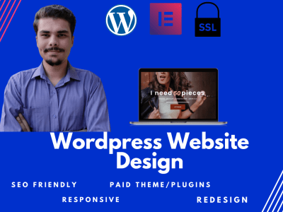 WordPress resume functional wordpress site using elementor pro