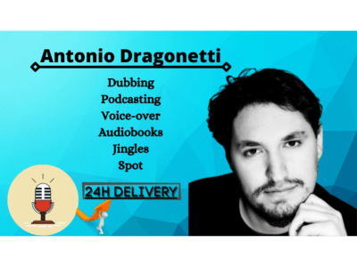 Professional italian male voice in 24H
