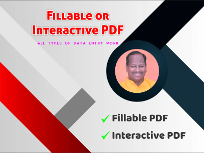 A Professional Fillable PDF or Interactive PDF