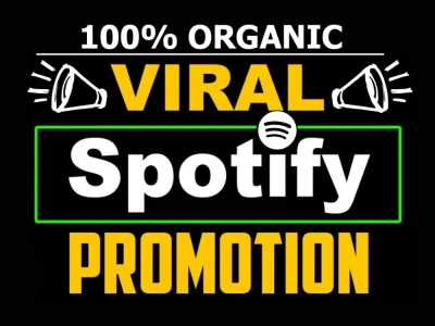 Organic viral YouTube promotion, Spotify music promotion, podcast promot