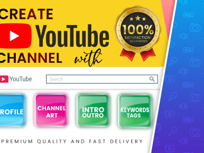 An YouTube channel with logo, banner, intro and outro