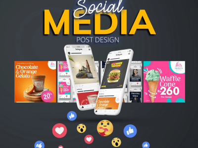 Creative social media posts, banners & Ads design to grab more audience