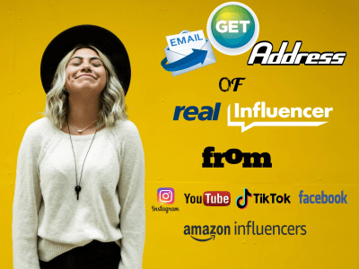 Amazon influencer email list for promotion