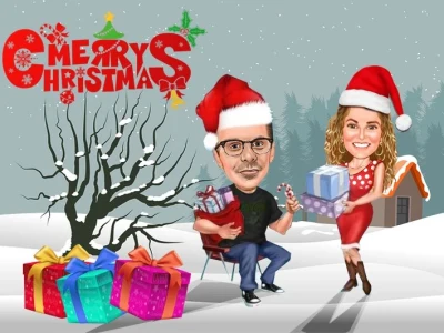 An outstanding cartoon caricature art.