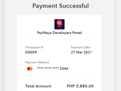 Paymaya website payment integration | Upwork