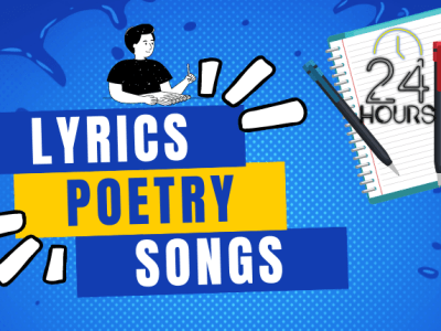 Beautifully written lyrics poetry for your song in 24h